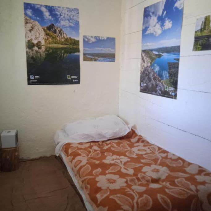 Bedroom For 1, In 100 Y Old Dalmatian House, Under Mountain, 14 Km To Np Krka, 35 Mins Drive To Beach Razvode Exterior foto